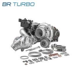 Remanufactured turbocharger with mounting kit BORGWARNER | 10009880451RSM