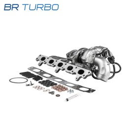 Remanufactured turbocharger with mounting kit BORGWARNER | 53049880162RSM