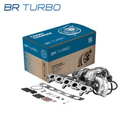 Remanufactured turbocharger with mounting kit BORGWARNER | 53049980033RSM