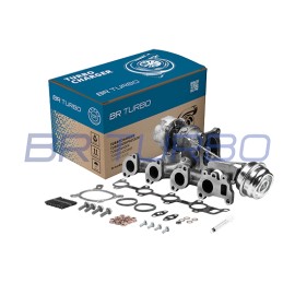 Remanufactured turbocharger with mounting kit BORGWARNER | 54399880049RSM