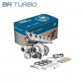 Remanufactured turbocharger with mounting kit BORGWARNER | 18539880004RSM