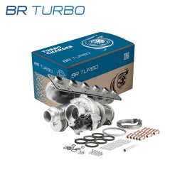 Remanufactured turbocharger with mounting kit BORGWARNER | 18539880005RSM