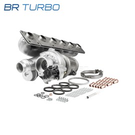 Remanufactured turbocharger with mounting kit BORGWARNER | 18539880005RSM