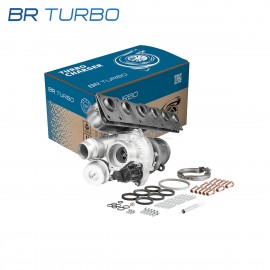 Remanufactured turbocharger with mounting kit BORGWARNER | 18539880006RSM