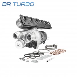 Remanufactured turbocharger with mounting kit BORGWARNER | 18539880006RSM