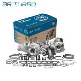 Turbocompressore nuovo BR TURBO con kit di montaggio  | BRTX16387M