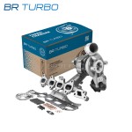 New turbocharger BR TURBO with mounting kit  | BRTX17208M