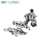 New turbocharger BR TURBO with mounting kit  | BRTX17208M
