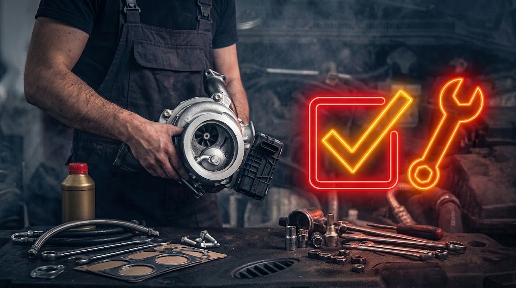 ¿Qué se necesita para instalar un turbocompresor?